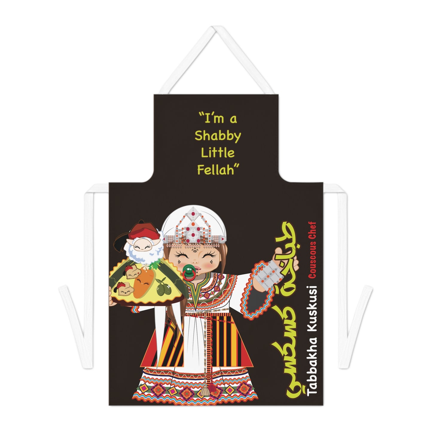 Kabyle Algerian Couscous Chef Apron full