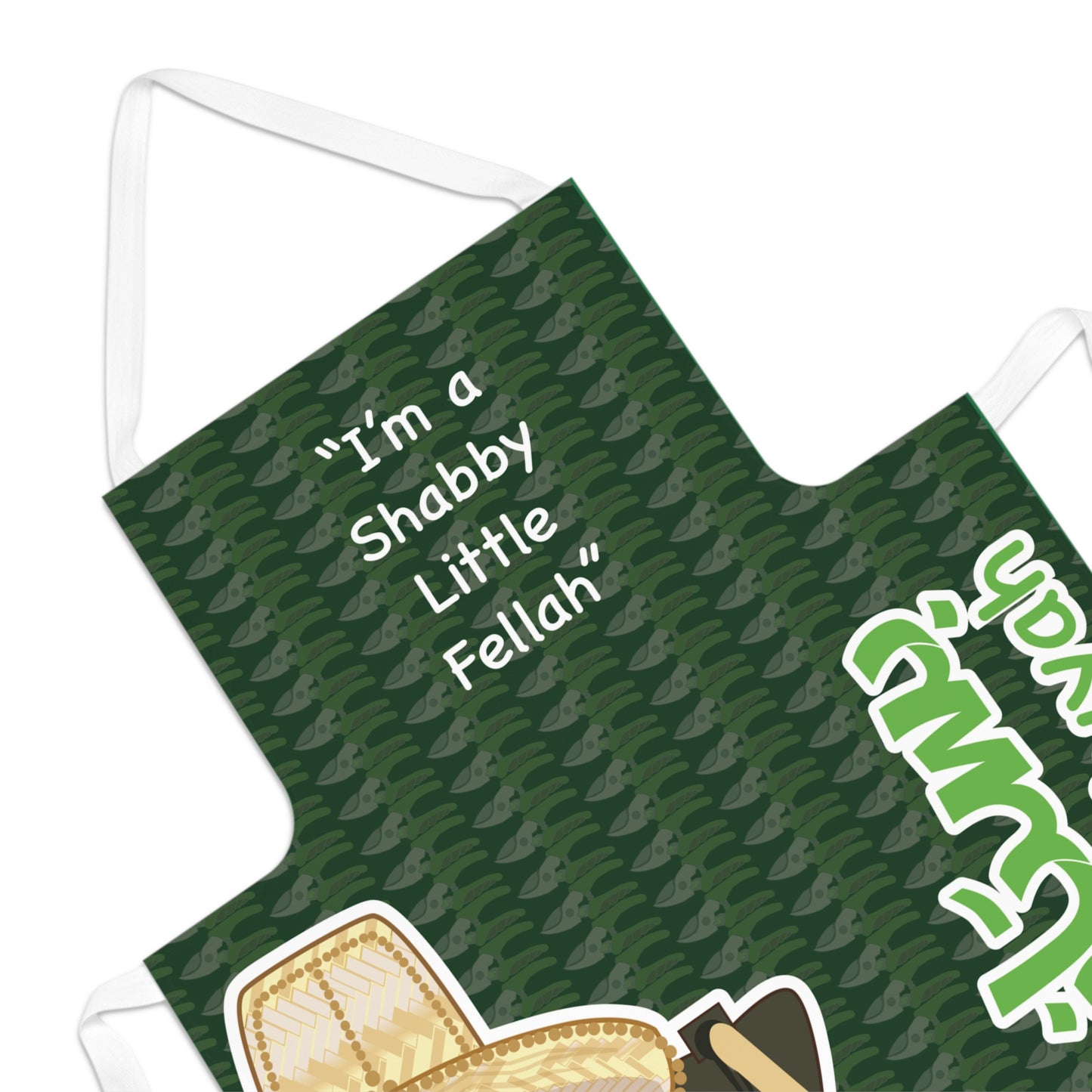 gardeners apron with arabic text