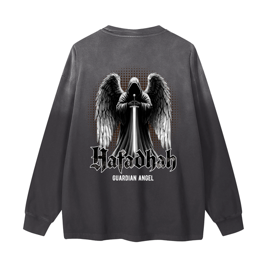 Hafadhah - Guardian Angel | Myrenium Armour of Angels | Color Degradé Unisex Long Sleeve T-Shirt