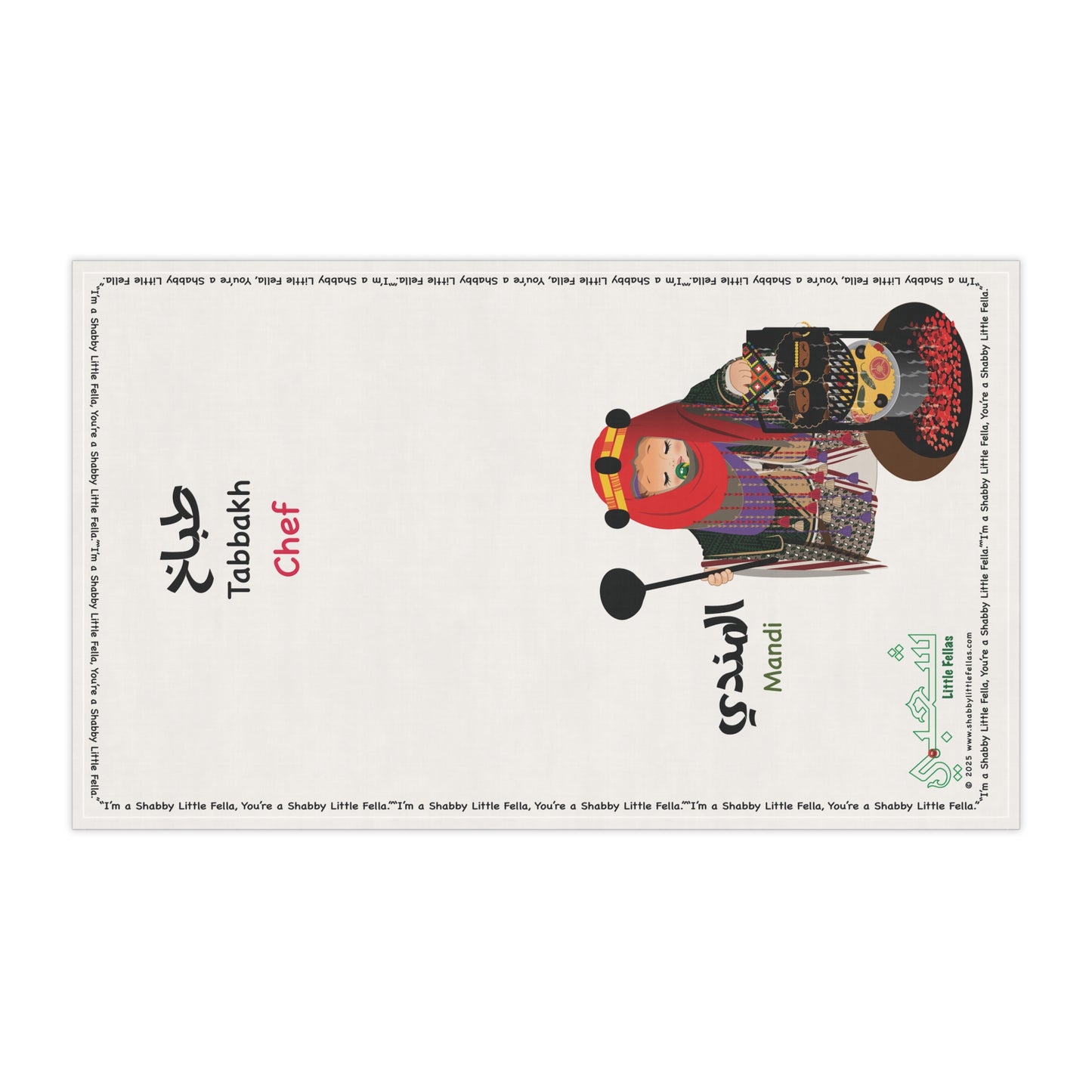 chefs teatowel side