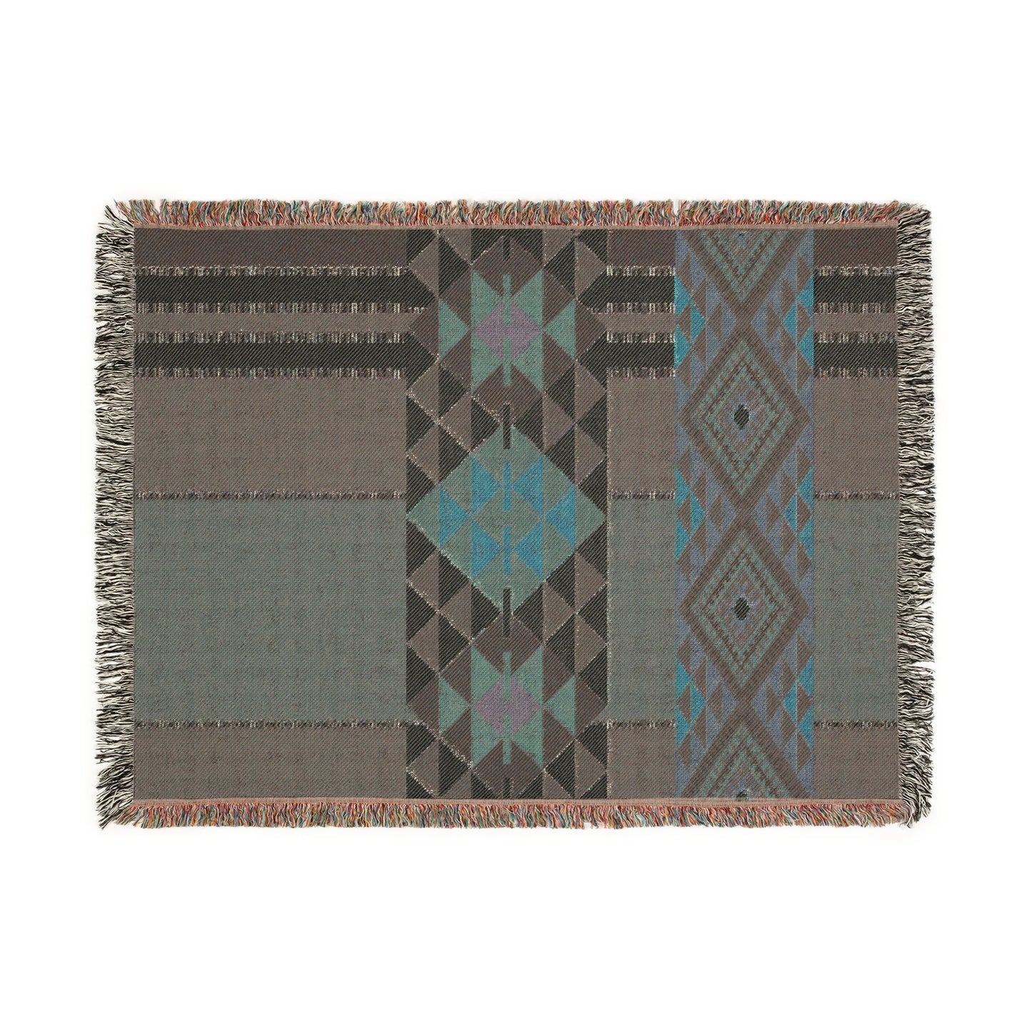 Al-Sadu Woven Blanket Green
