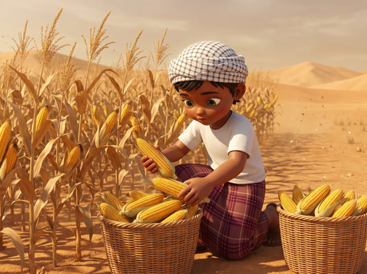 How Do You Say Corn and Rice Farmer in Arabic? Muzāriʿ Dhura wa-Aruzz (مزارع ذرة وأرز)