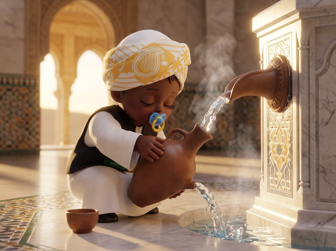 How Do You Say Water Server in Arabic? Sāqī Māʾ Zamzam (ساقي ماء زمزم)