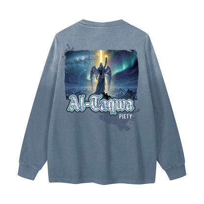 Al-Taqwa - Piety | Myrenium Armour of Angels | Color Degradé Unisex Long Sleeve T-Shirt