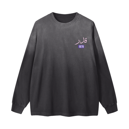 Qadar - Predestined | Myrenium Armour of Angels | Color Degradé Unisex Long Sleeve T-Shirt
