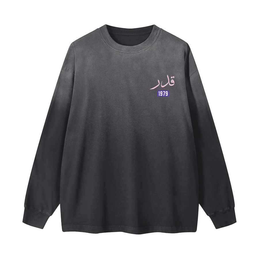 Qadar - Predestined | Myrenium Armour of Angels | Color Degradé Unisex Long Sleeve T-Shirt
