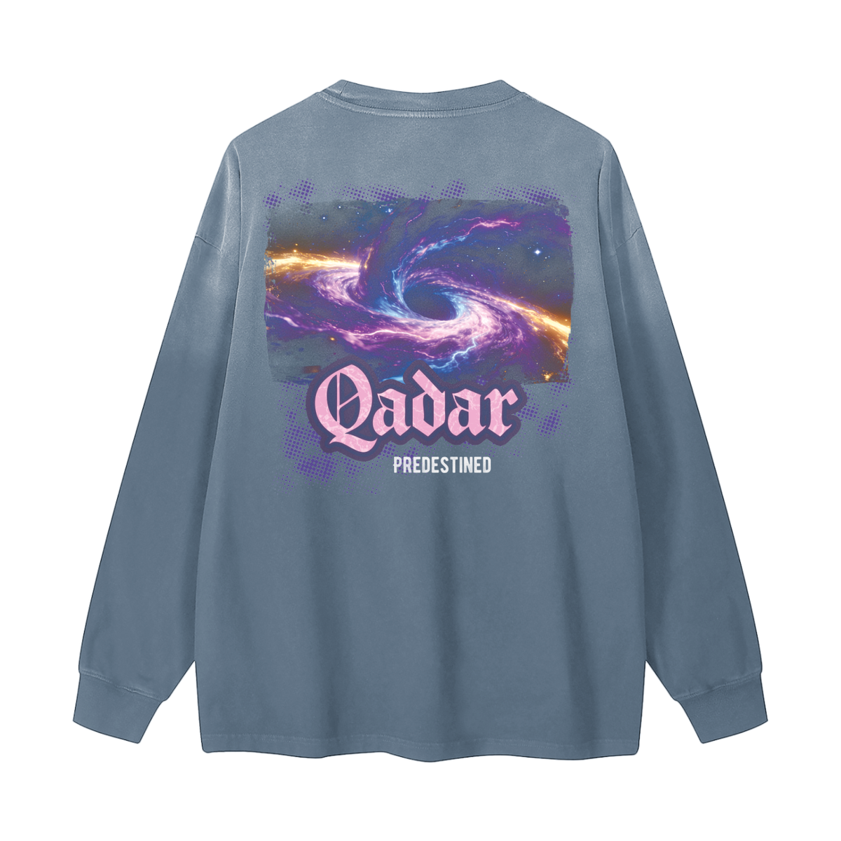 Qadar - Predestined | Myrenium Armour of Angels | Color Degradé Unisex Long Sleeve T-Shirt