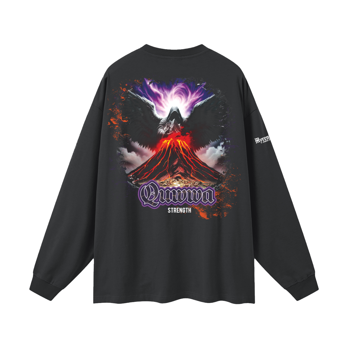 Quwwa | Myrenium | Oversized Unisex Long Sleeve T-Shirt