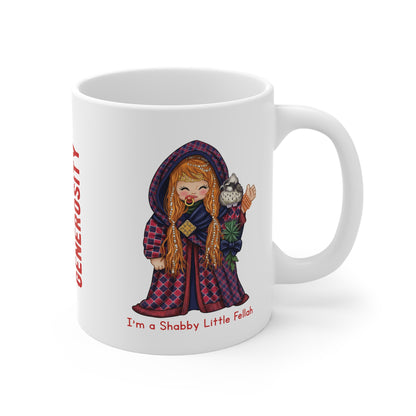 The Scottish Loch Fisherwoman Mug – "Karam" (Generosity)