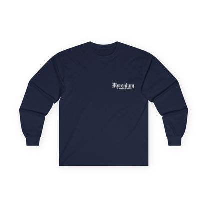 UnderLayer Long Sleeve Tee Colours — 'Myrenium Armour of Angels' Gothic Logo Shirt