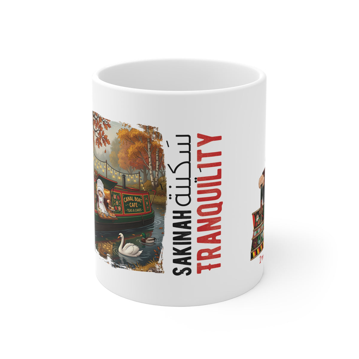 The Canalboat Cafe Ceramic Mug – "Sakīnah" (Tranquility)