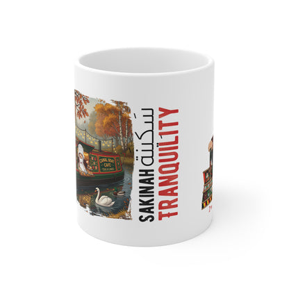 The Canalboat Cafe Ceramic Mug – "Sakīnah" (Tranquility)