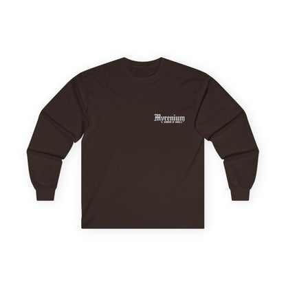 UnderLayer Long Sleeve Tee Colours — 'Myrenium Armour of Angels' Gothic Logo Shirt