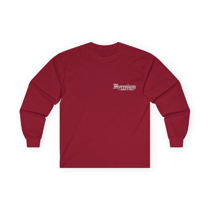 UnderLayer Long Sleeve Tee Colours — 'Myrenium Armour of Angels' Gothic Logo Shirt