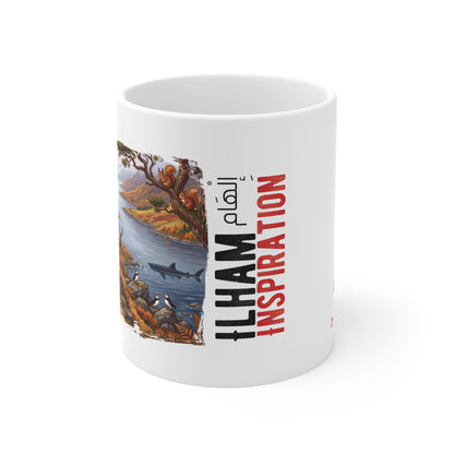 The Highland Loch Writer Mug – "Ilhām" (Inspiration)