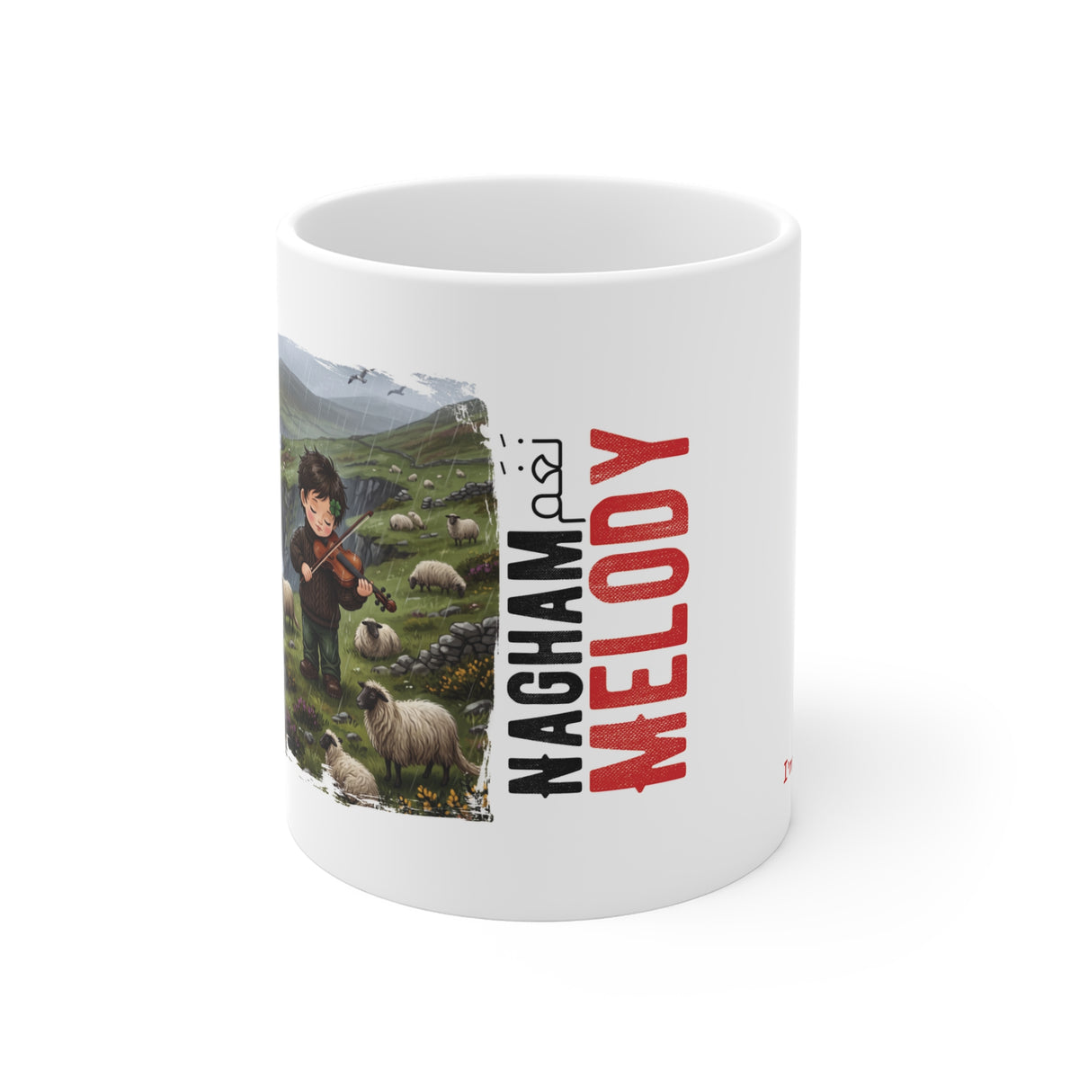 The Clifftop Fiddler Ceramic Mug – "Nagham" (Melody)