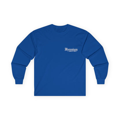 UnderLayer Long Sleeve Tee Colours — 'Myrenium Armour of Angels' Gothic Logo Shirt