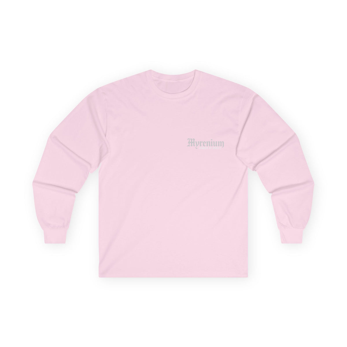 UnderLayer Long Sleeve Tee Colours — 'Myrenium Armour of Angels' Gothic Logo Shirt