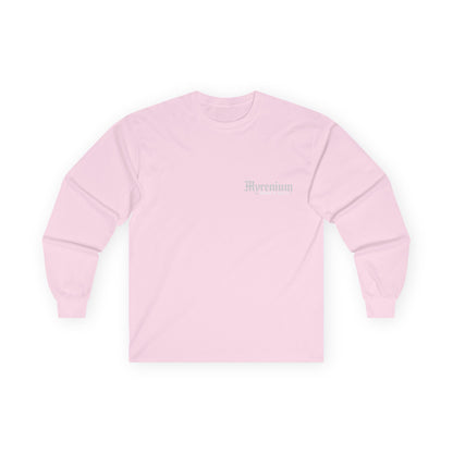 UnderLayer Long Sleeve Tee Colours — 'Myrenium Armour of Angels' Gothic Logo Shirt
