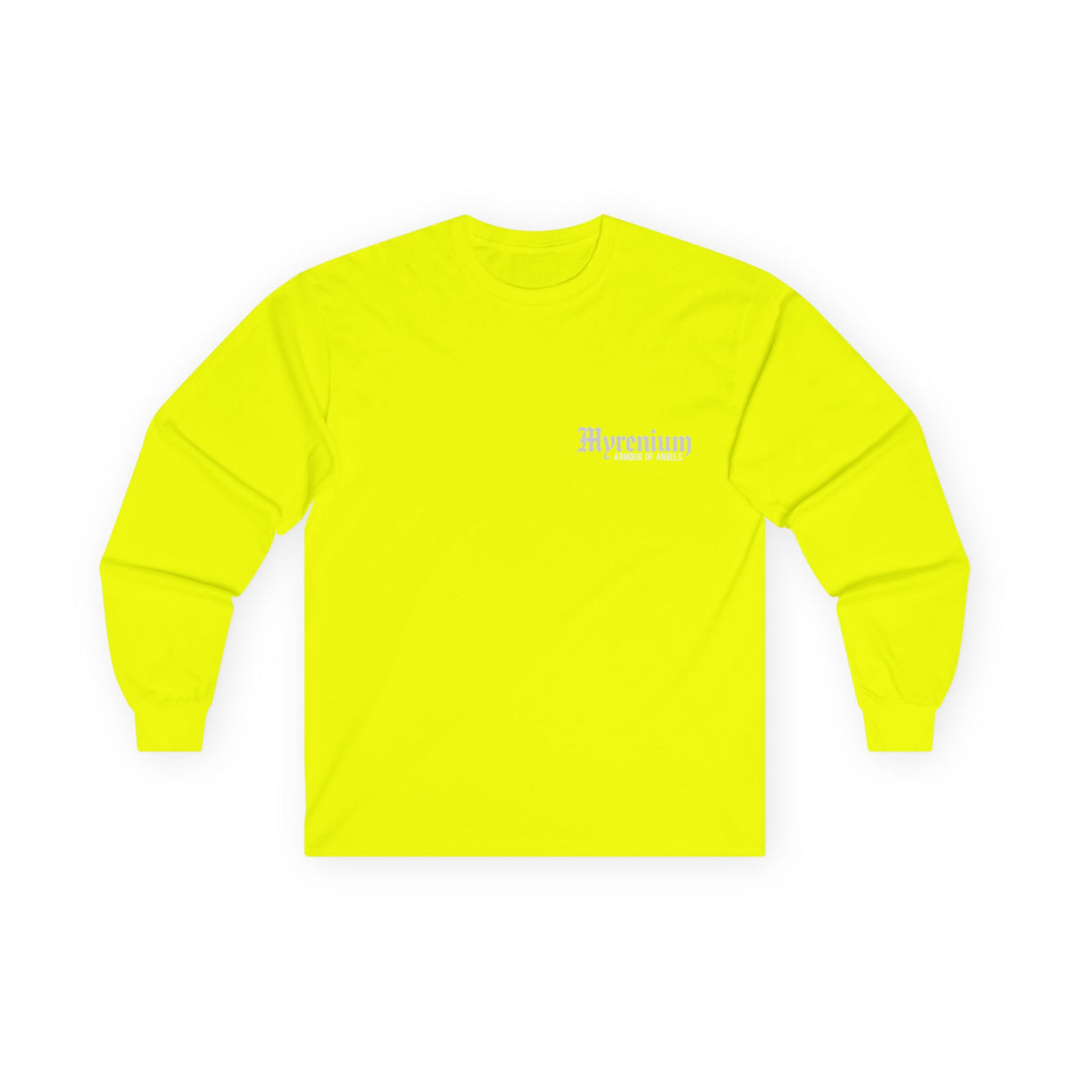 UnderLayer Long Sleeve Tee Colours — 'Myrenium Armour of Angels' Gothic Logo Shirt
