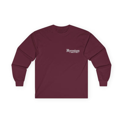 UnderLayer Long Sleeve Tee Colours — 'Myrenium Armour of Angels' Gothic Logo Shirt