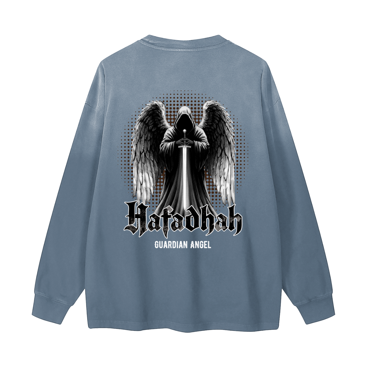 Hafadhah - Guardian Angel | Myrenium Armour of Angels | Color Degradé Unisex Long Sleeve T-Shirt