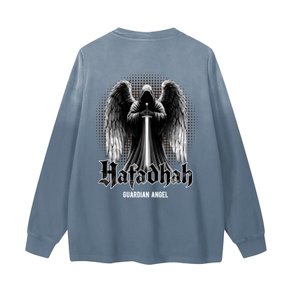 Hafadhah - Guardian Angel | Myrenium Armour of Angels | Color Degradé Unisex Long Sleeve T-Shirt