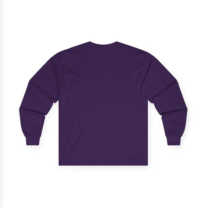 UnderLayer Long Sleeve Tee Purple  — 'Myrenium Armour of Angels' Gothic Logo Shirt Purple