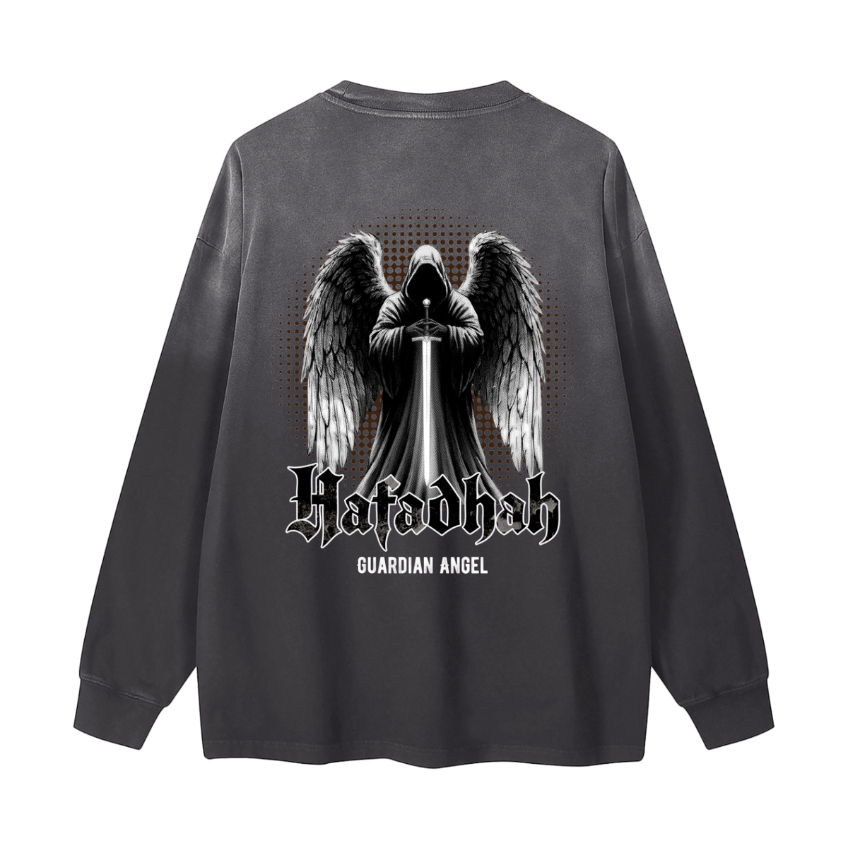 Hafadhah - Guardian Angel | Myrenium Armour of Angels | Color Degradé Unisex Long Sleeve T-Shirt