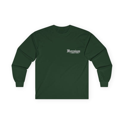UnderLayer Long Sleeve Tee Colours — 'Myrenium Armour of Angels' Gothic Logo Shirt