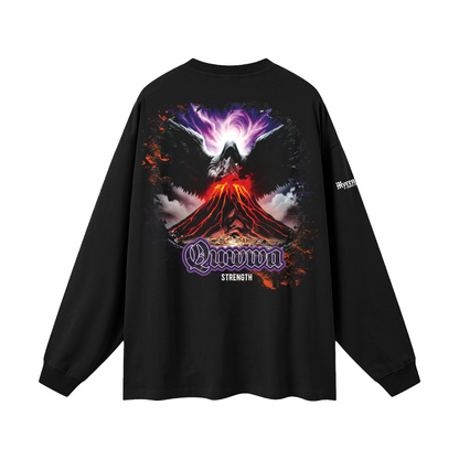 Quwwa - Strength | Myrenium | Oversized Unisex Long Sleeve T-Shirt