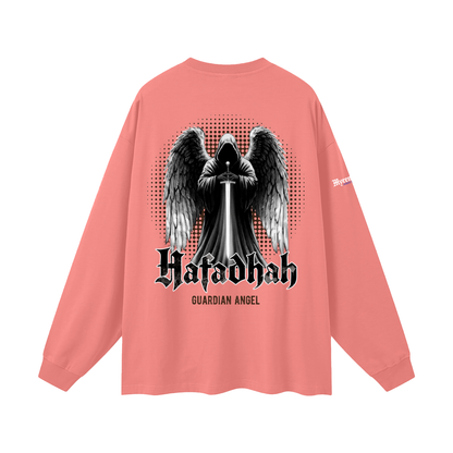 Hafadhah - Guardian Angel | Myrenium | Oversized Unisex Long Sleeve T-Shirt