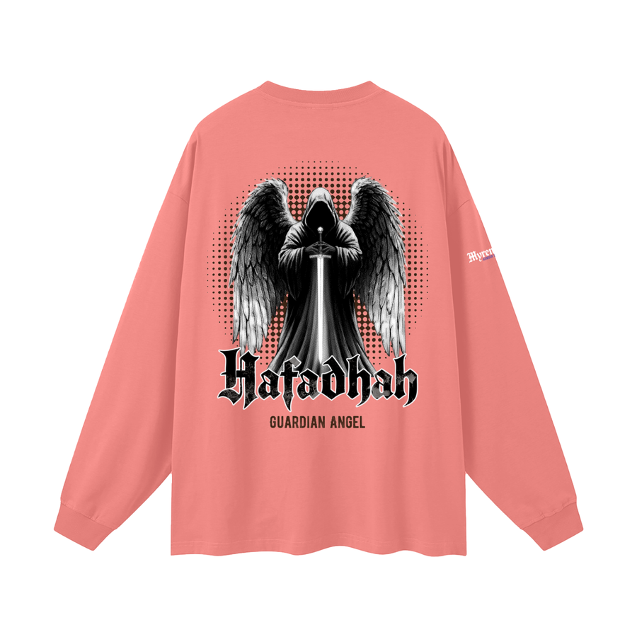 Hafadhah - Guardian Angel | Myrenium | Oversized Unisex Long Sleeve T-Shirt