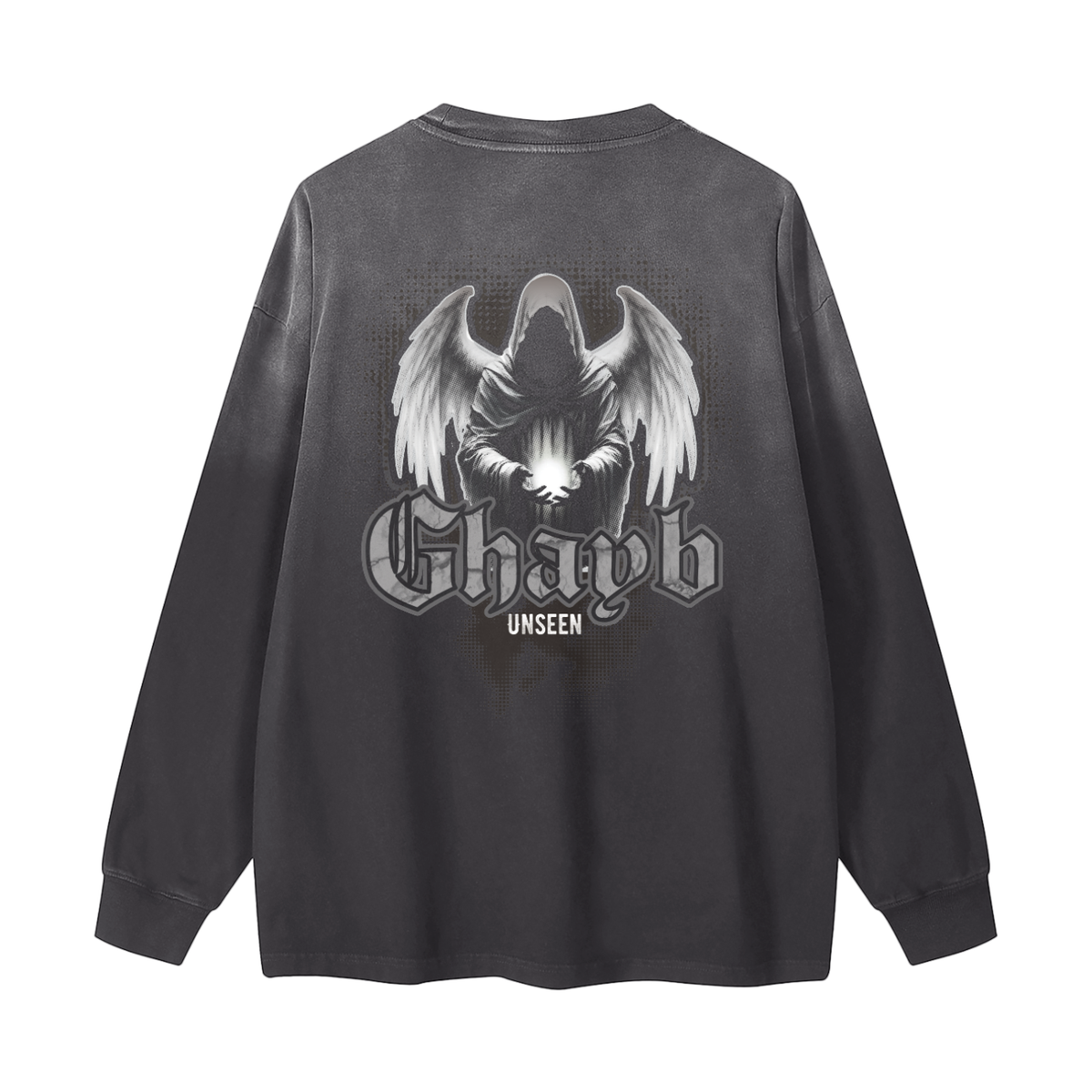 Ghayb - Unseen | Myrenium Armour of Angels | Color Degradé Unisex Long Sleeve T-Shirt
