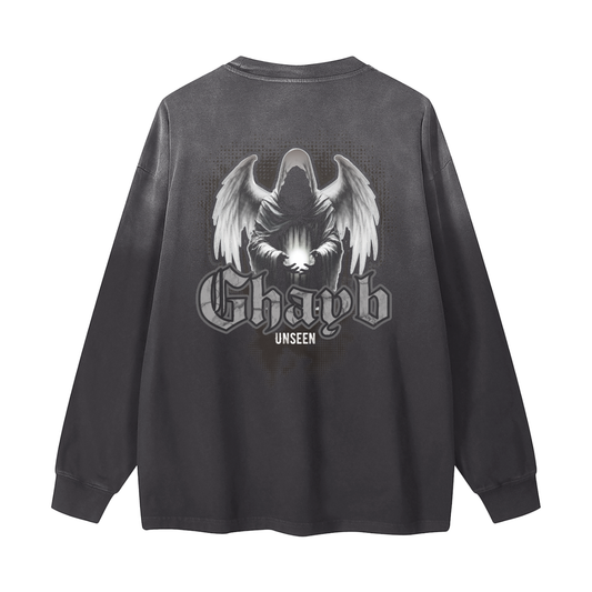 Ghayb - Unseen | Myrenium Armour of Angels | Color Degradé Unisex Long Sleeve T-Shirt