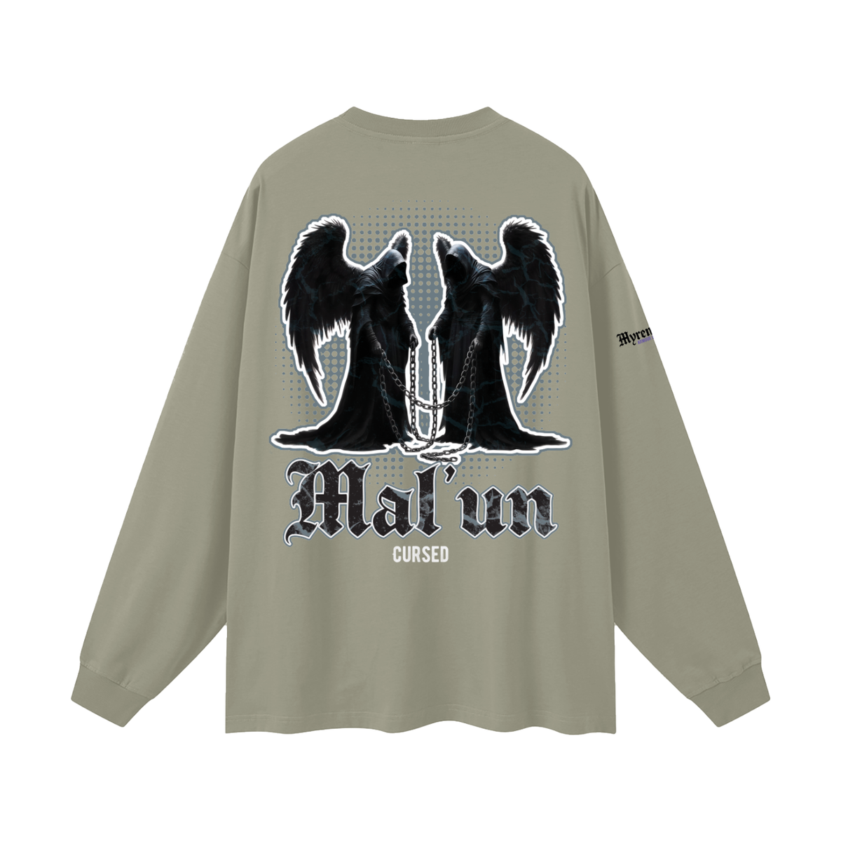 Mal'un | Myrenium | Oversized Unisex Long Sleeve T-Shirt