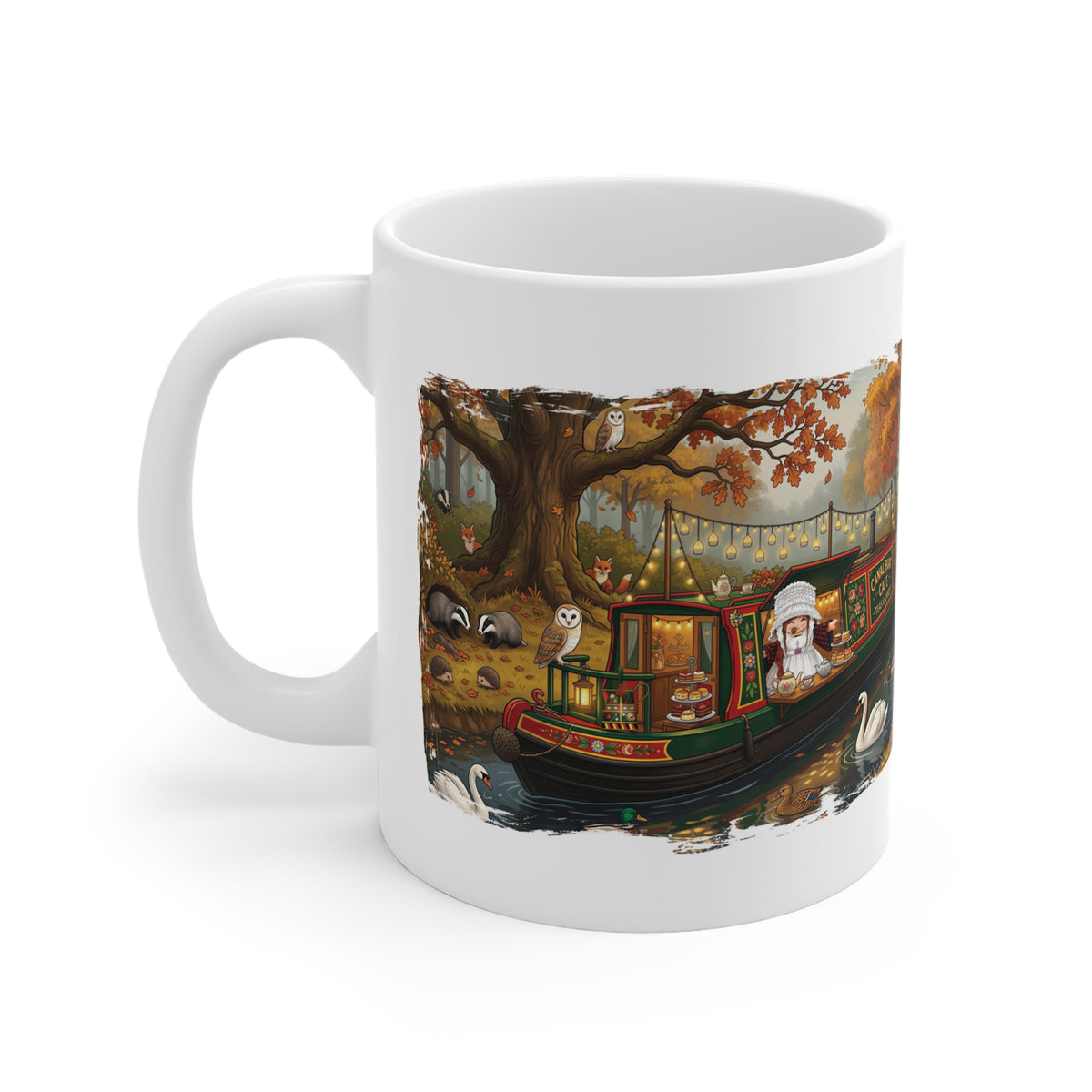 The Canalboat Cafe Ceramic Mug – "Sakīnah" (Tranquility)