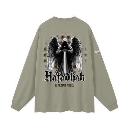 Hafadhah - Guardian Angel | Myrenium | Oversized Unisex Long Sleeve T-Shirt