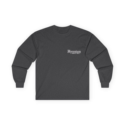 UnderLayer Long Sleeve Tee Colours — 'Myrenium Armour of Angels' Gothic Logo Shirt