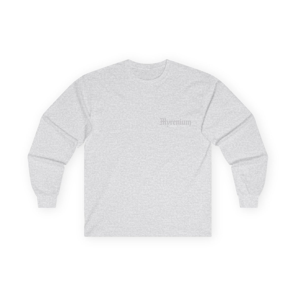 UnderLayer Long Sleeve Tee Colours — 'Myrenium Armour of Angels' Gothic Logo Shirt