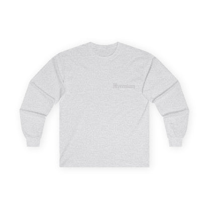 UnderLayer Long Sleeve Tee Colours — 'Myrenium Armour of Angels' Gothic Logo Shirt