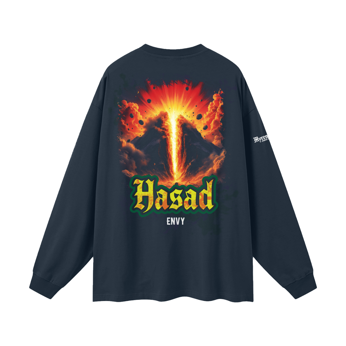 Hasad | Myrenium | Oversized Unisex Long Sleeve T-Shirt
