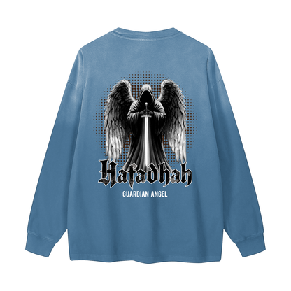 Hafadhah - Guardian Angel | Myrenium Armour of Angels | Color Degradé Unisex Long Sleeve T-Shirt