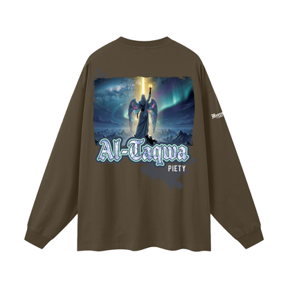 Al-Taqwa - Piety | Myrenium | Oversized Unisex Long Sleeve T-Shirt