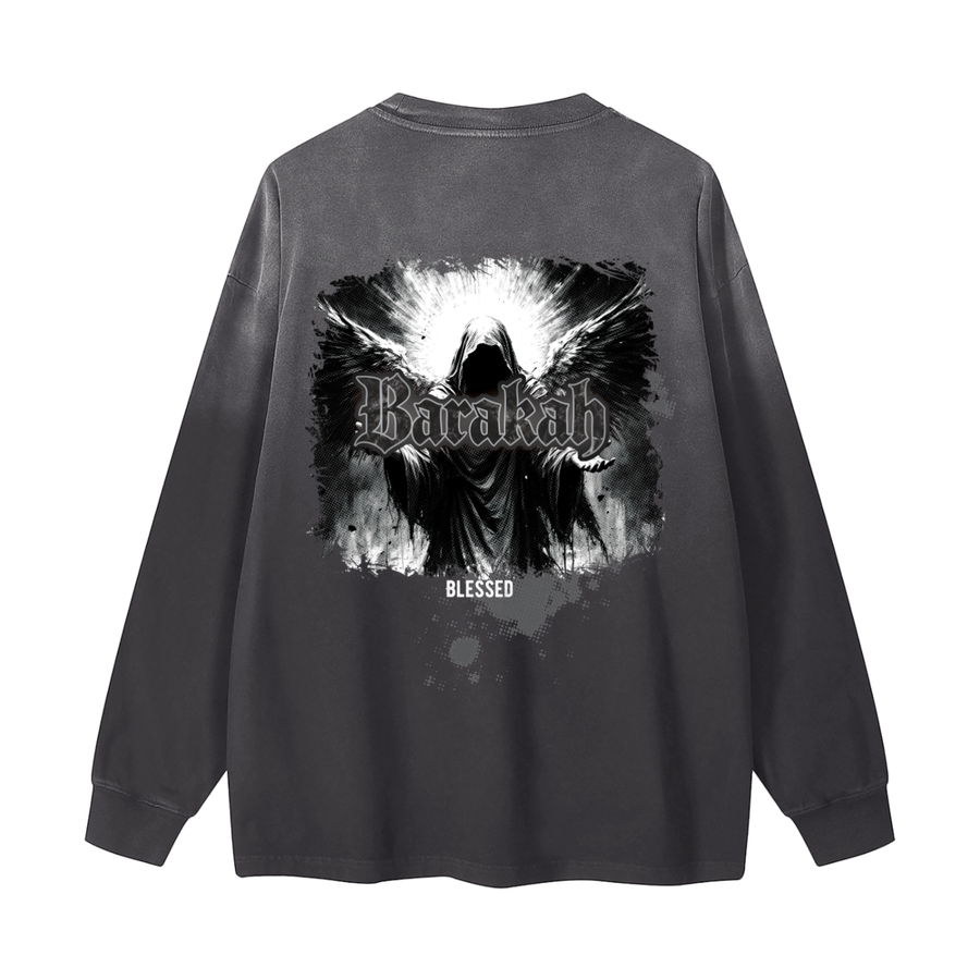 Barakah - Blessed | Myrenium Armour of Angels | Color Degradé Unisex Long Sleeve T-Shirt