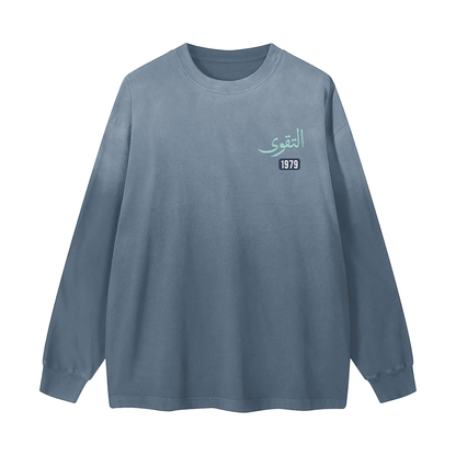 Al-Taqwa - Piety | Myrenium Armour of Angels | Color Degradé Unisex Long Sleeve T-Shirt