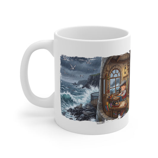 The Lighthouse Tailor Ceramic Mug – "Ṣabr" (Patience)