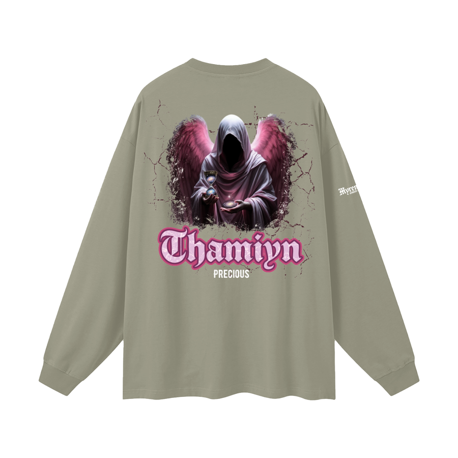 Thamiyn - Precious | Myrenium | Oversized Unisex Long Sleeve T-Shirt