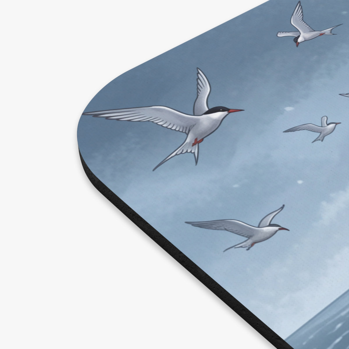 Cozy Welsh Seaside Tailor Mouse Pad — Lighthouse Workshop Mouse Pad