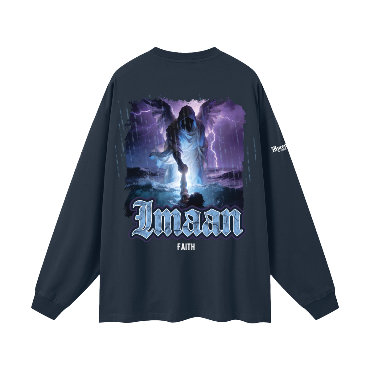 Imaan | Myrenium | Oversized Unisex Long Sleeve T-Shirt